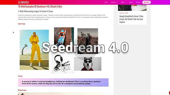 Seedream 4K Image Generation Review